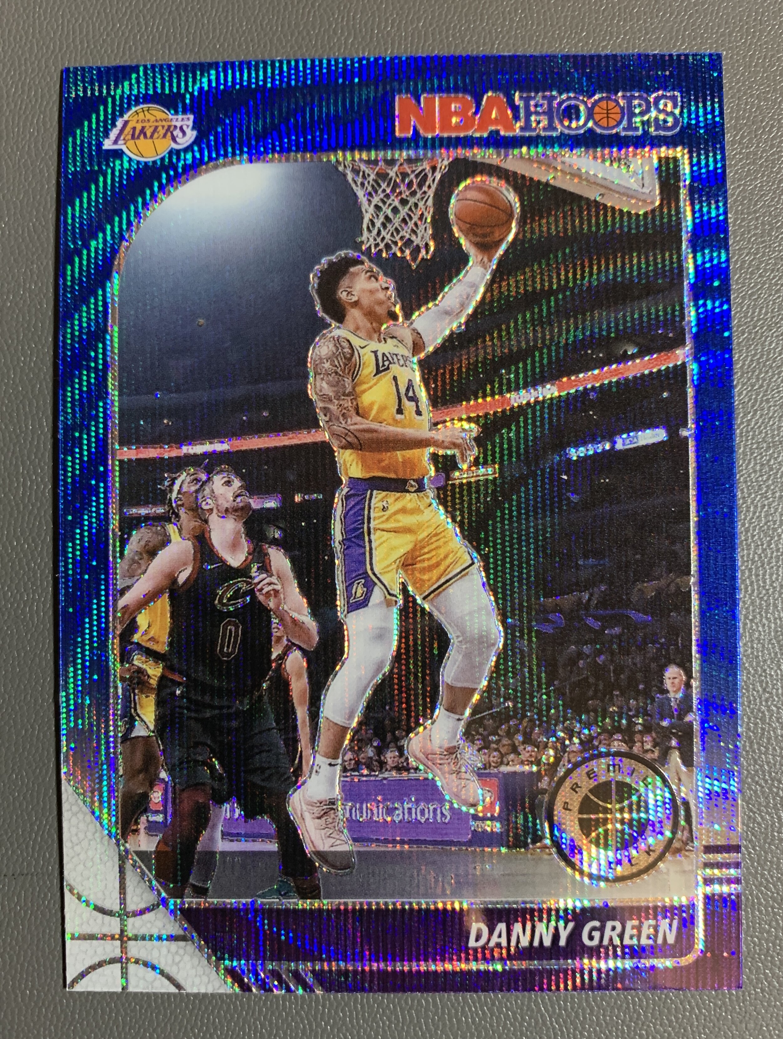 Example of a Blue Wave card. Photo is an example of a time long ago when basketball could be played live in front of 20,000 fans. Also, there’s a lot of cash featured on this card. Dwight Howard career earnings - $234 million, Kevin Love career earn…